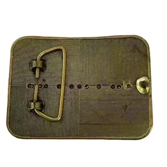 Lionel Electric Trains Brass Belt Buckle Vintage - Picture 2 of 4